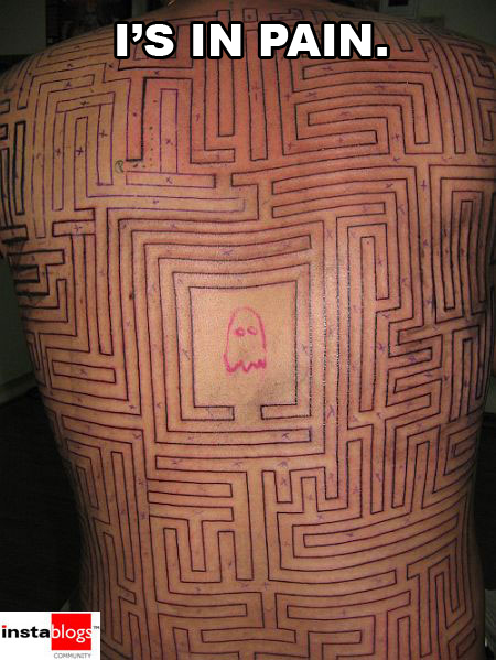 From 1000 Tattoos edited by Henk Schiffmacher. Ghost in the Shell Tattoos
